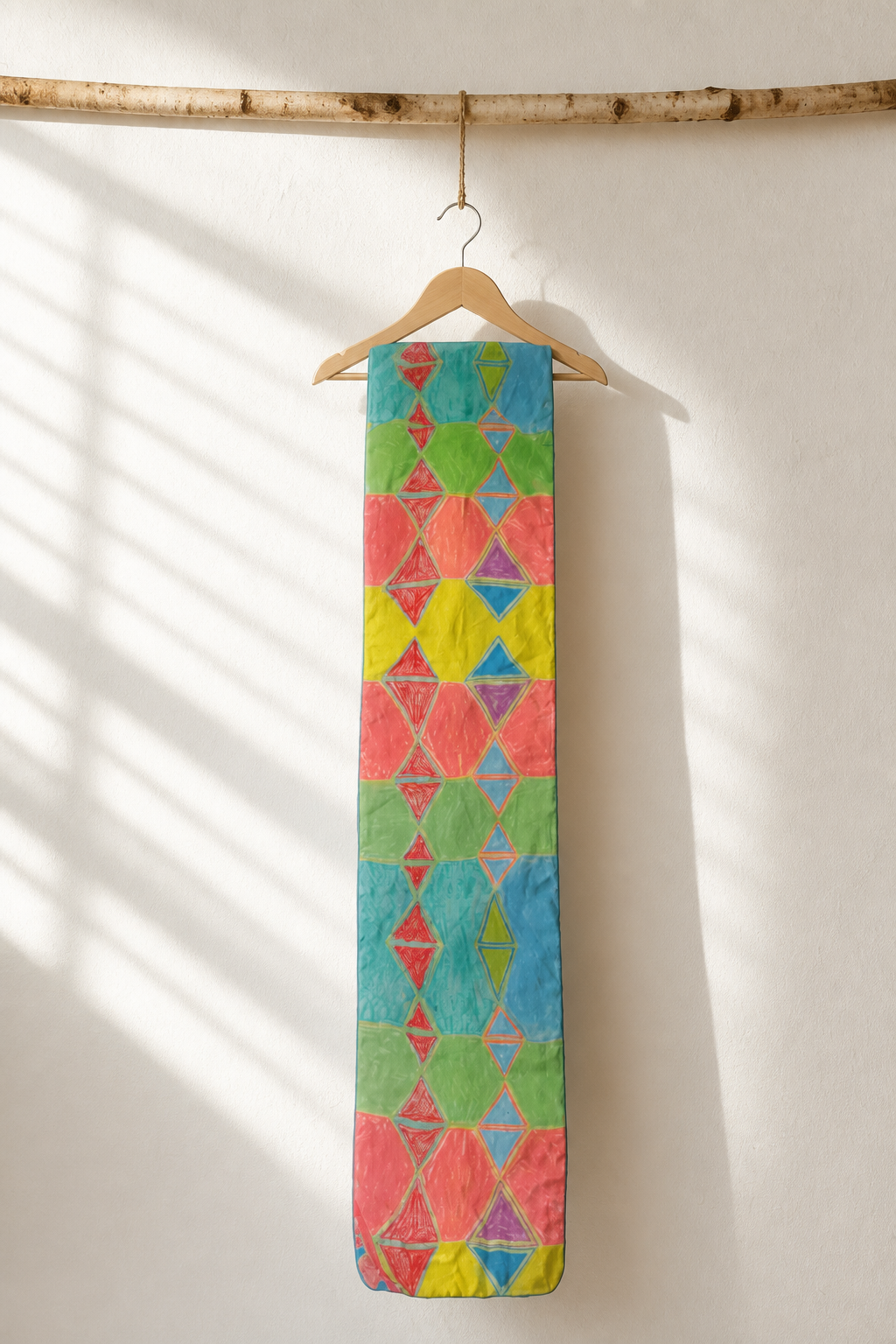 Kokoberrin Diamond Pattern Scarf