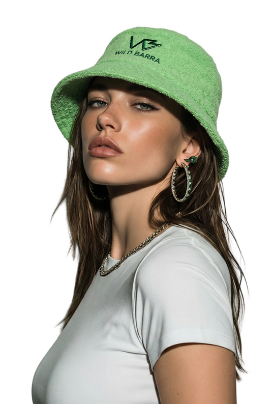 Turn heads, chase sunsets, and stay cool in the Wild Barra Terry Bucket Hat.

Made from 100% premium terry towelling, this bucket hat brings together laid-back coastal vibes and everyday comfort. Designed and made in Australia, it's the perfect companion for beach days, fishing trips, festivals, road trips, or simply soaking up the tropical lifestyle.

The soft towelling fabric delivers a relaxed vintage feel while keeping things breathable and comfortable all day long. Finished with the signature Wild Barr