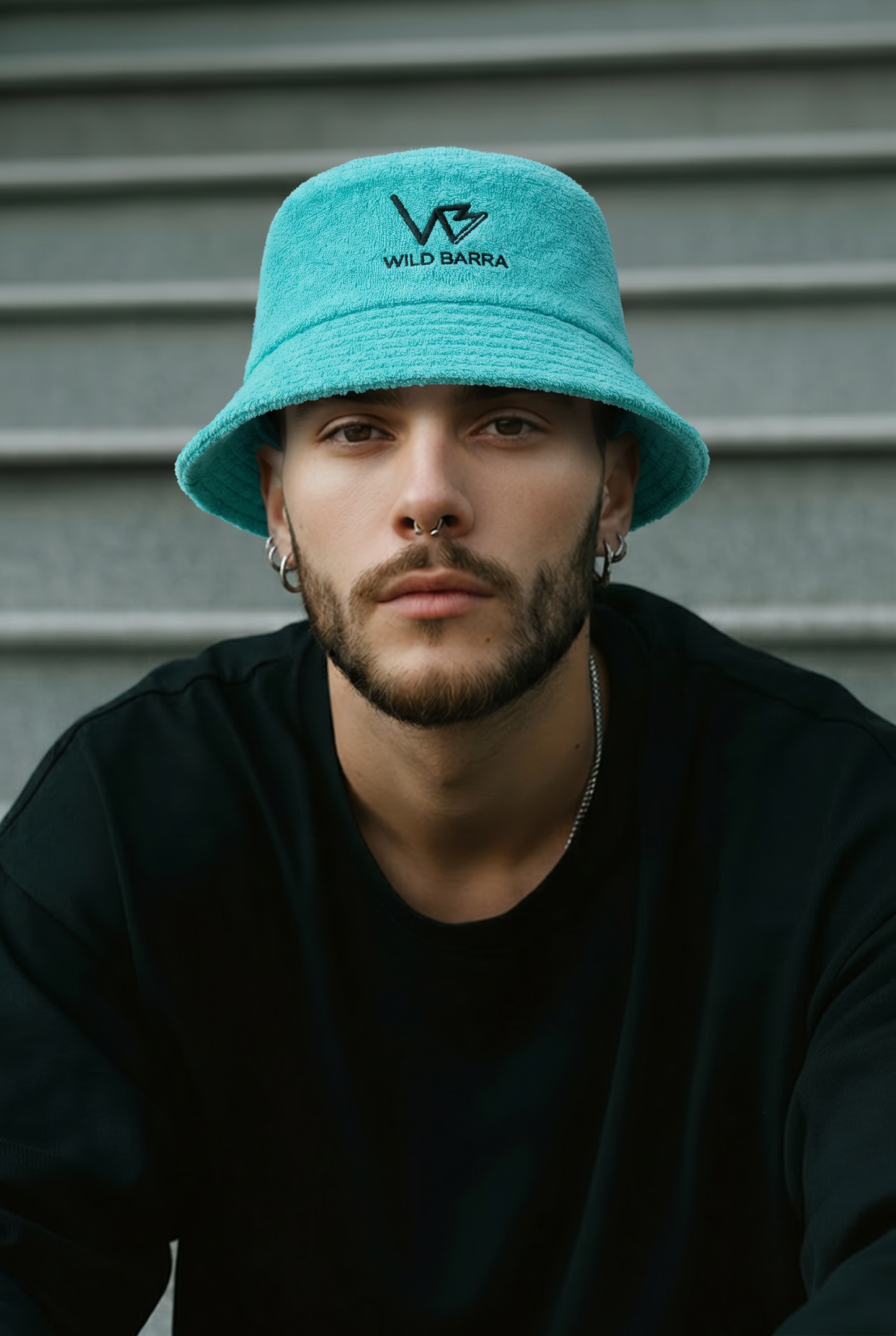 Wild Barra Terry Bucket Hat – Teal